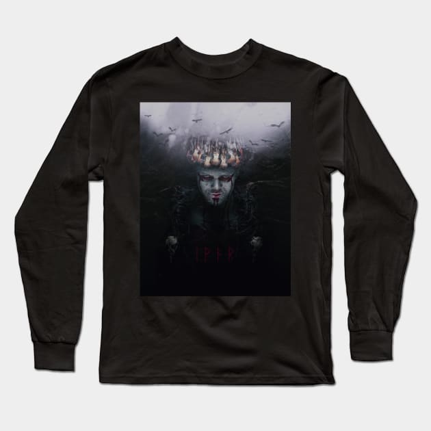 King Ivar Long Sleeve T-Shirt by ValhallaDesigns